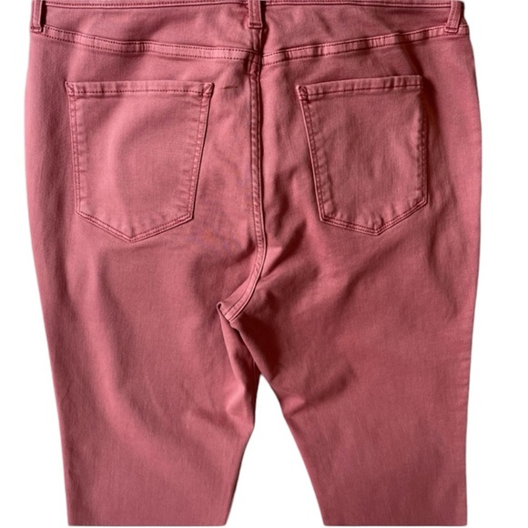 A.N.A. Rose Colored High Waist Button Fly Skinny Jeans Valentine’s Galentine’s - Picture 4 of 9